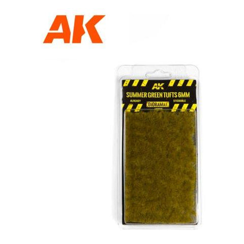 AK Interactive - Wargame Realistic Vegetation: Summer Green Tufts 6mm
