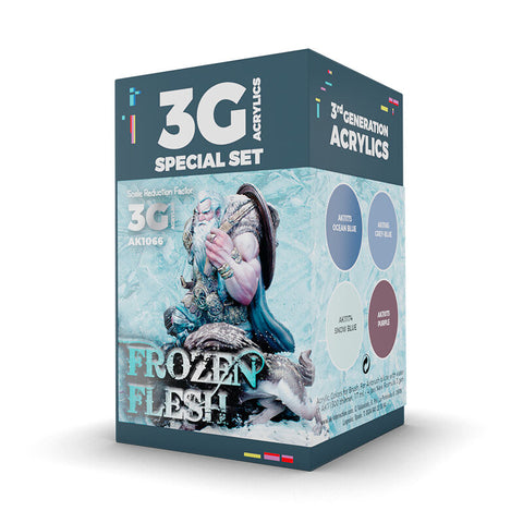 AK Interactive - Wargame Color: Frozen Flesh Paint Set