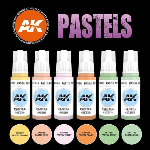 AK Interactive - Pastels Colors Paint Set