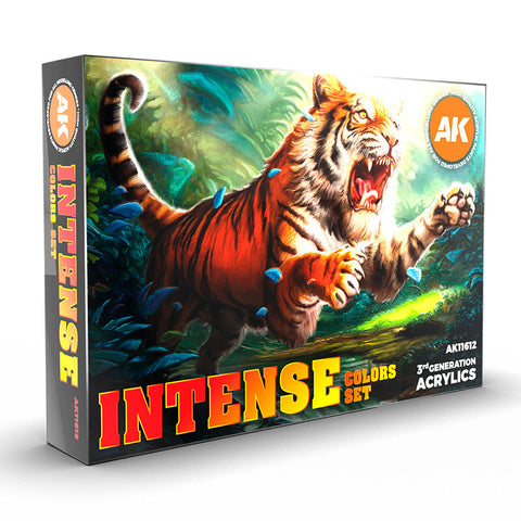 AK Interactive - Intense Colors Paint Set