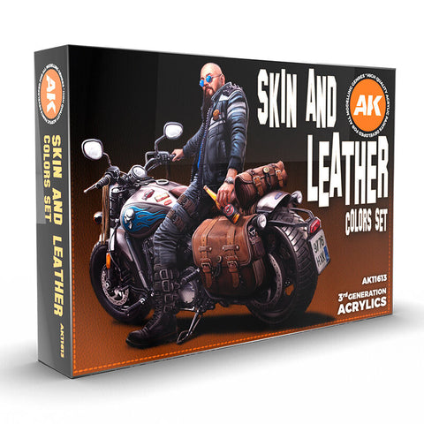 AK Interactive - Skin and Leather Colors Paint Set