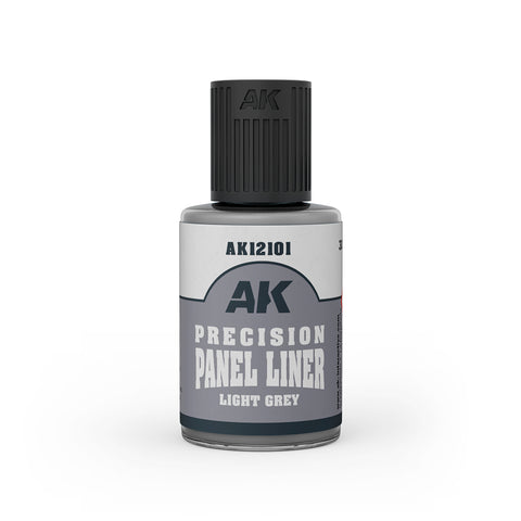 AK-Interactive - Precision Panel Liner: Light Grey 30ml