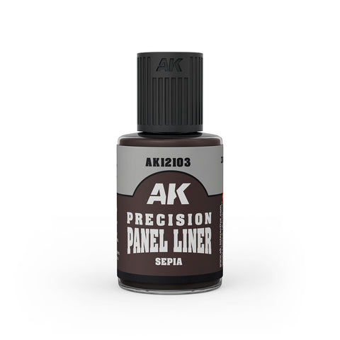 AK-Interactive - Precision Panel Liner: Sepia 30ml