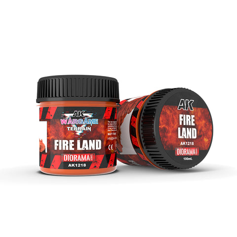 AK Interactive - Diorama Series: Wargame Terrains - Fire Land 100ml