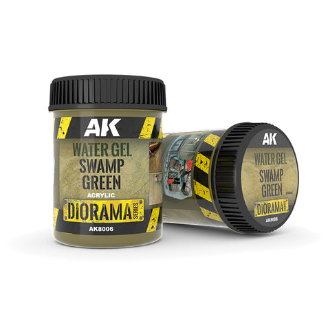 AK Interactive - Diorama Series: Water Gel Swamp Green Effects 250ml