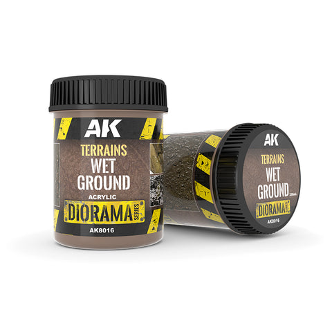 AK Interactive - Diorama Series: Terrains Wet Ground 250ml