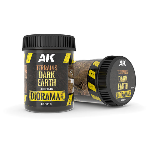 AK Interactive - Diorama Series: Terrains Dark Earth 250ml