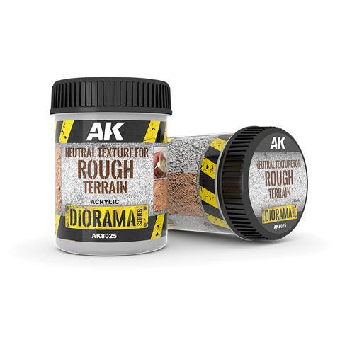 AK Interactive - Diorama Series: Terrains Neutral Texture for Rough Terrains 250ml