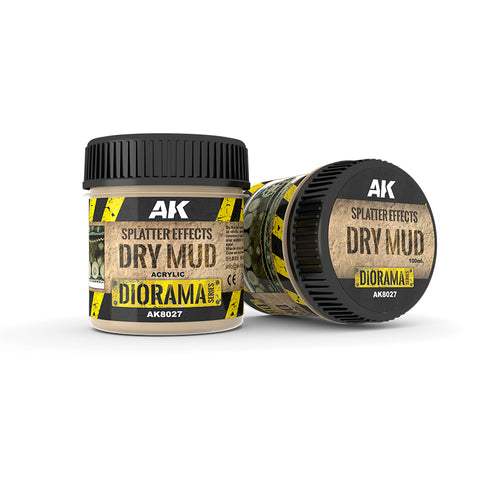 AK Interactive - Diorama Series: Splatter Effects Dry Mud 100ml