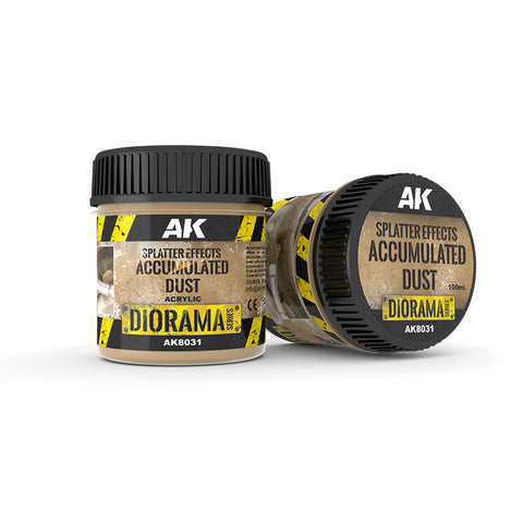 AK Interactive - Diorama Series: Splatter Effects Accumulated Dust 100ml