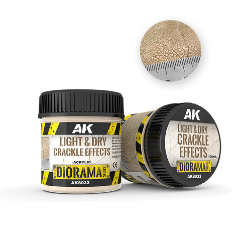 AK Interactive - Diorama Series: Light & Dry Cackle Effects 100ml