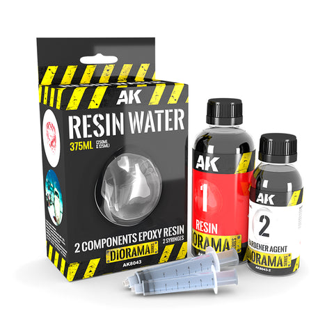 AK Interactive - Diorama Series: Resin Water 2 Components Epoxy Resin 375ml