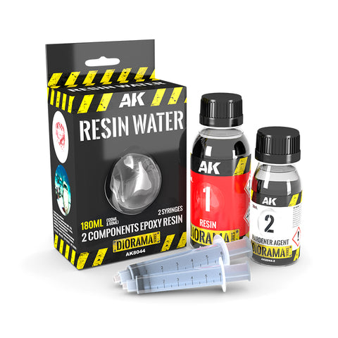 AK Interactive - Diorama Series: Resin Water 2 Components Epoxy Resin 180ml