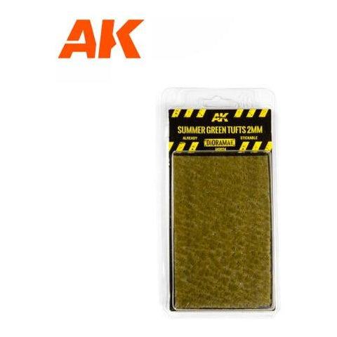 AK Interactive - Wargame Realistic Vegetation: Summer Green Tufts 2mm