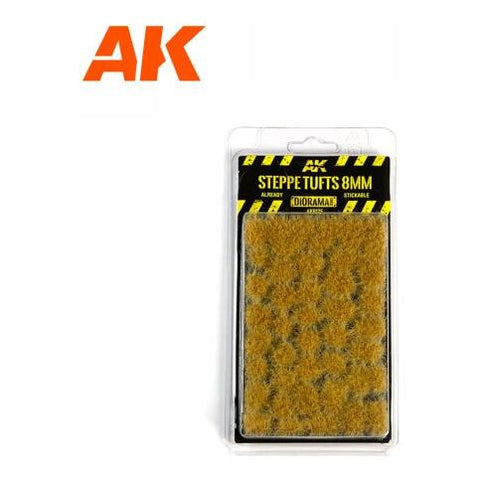 AK Interactive - Wargame Realistic Vegetation: Steppe Tufts 8mm