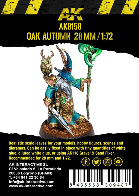 AK Interactive - Vegetation: OAK Autumn Leaves 1/72