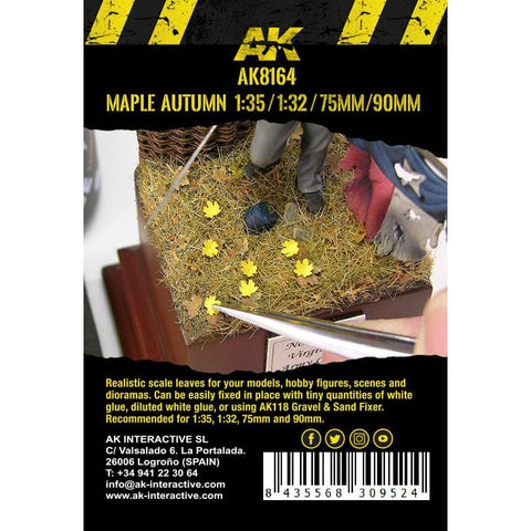 AK Interactive - Vegetation: Maple Autumn Leaves 1/35