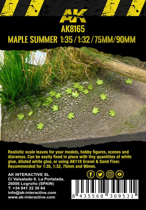 AK Interactive - Vegetation: Maple Summer Leaves 1/35