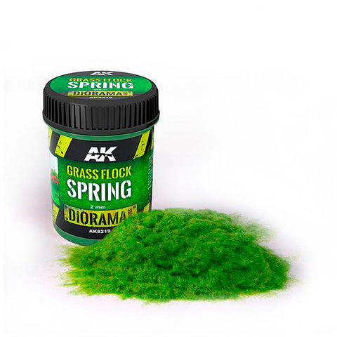AK Interactive - Vegetation: Grass Flock 2mm Spring