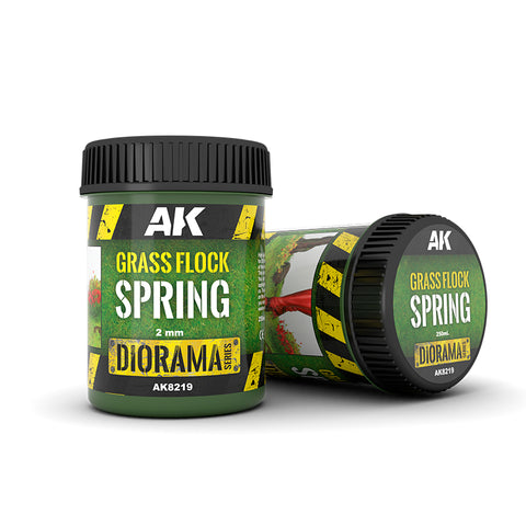 AK Interactive - Vegetation: Grass Flock 2mm Spring