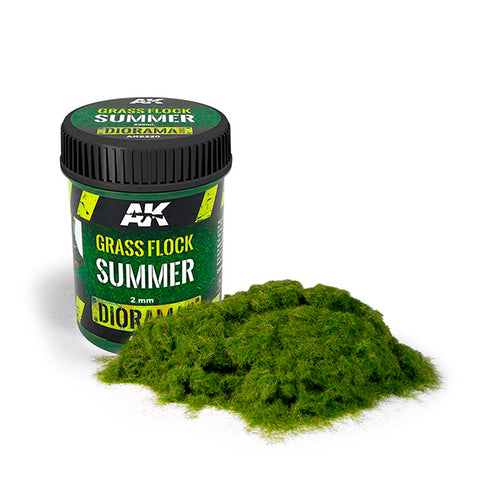 AK Interactive - Vegetation: Grass Flock 2mm Summer