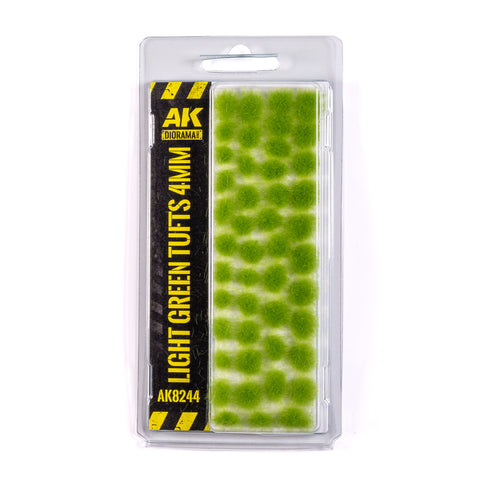 AK Interactive - Wargame Realistic Vegetation: Light Green Tufts 4mm