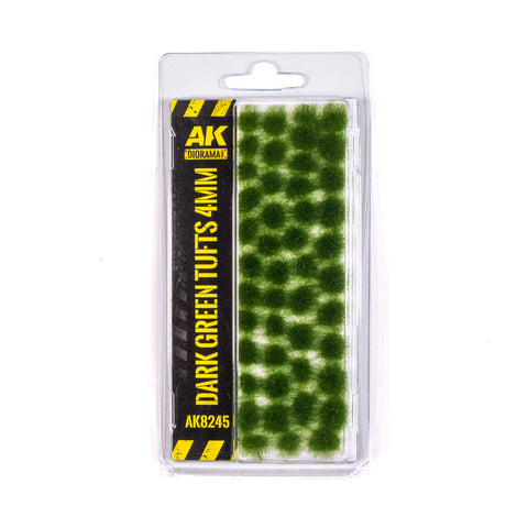 AK Interactive - Vegetation: Dark Green Tufts 4mm