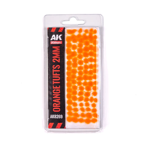 AK Interactive - Wargame Fantasy Vegetation: Orange Tufts 2mm