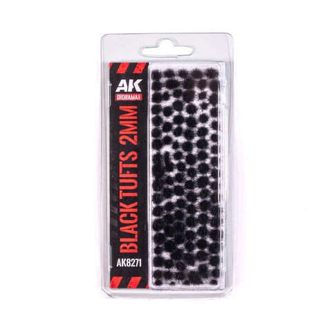 AK Interactive - Vegetation: Black Tufts 2mm