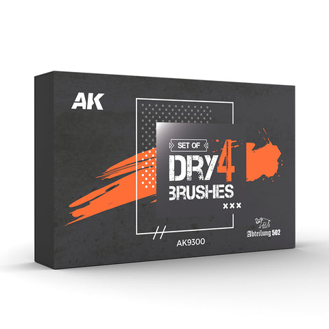 AK Interractive Auxiliaries - Dry Brushes Set