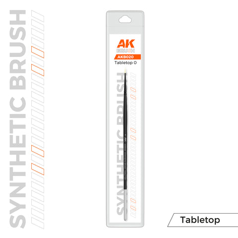 AK Interactive - Synthetic Tabletop Brush: 0