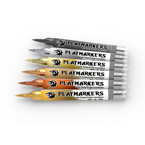 AK Interactive - Playmarkers Set: Full Metal (6 Colours)