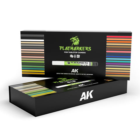 AK Interactive - Playmarkers Set: Full Range 34 Colour Set