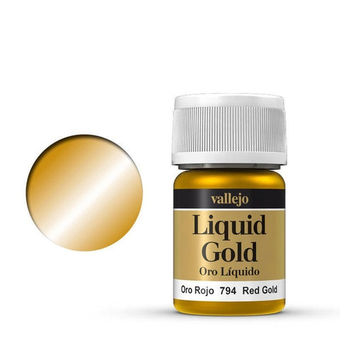 Vallejo - Liquid Metal Range: Red Gold