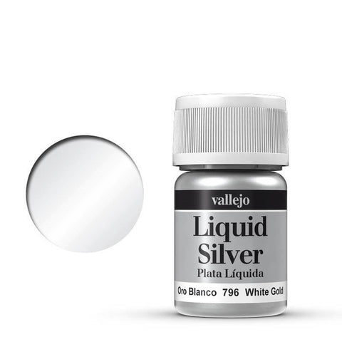 Vallejo - Liquid Metal Range: White Gold