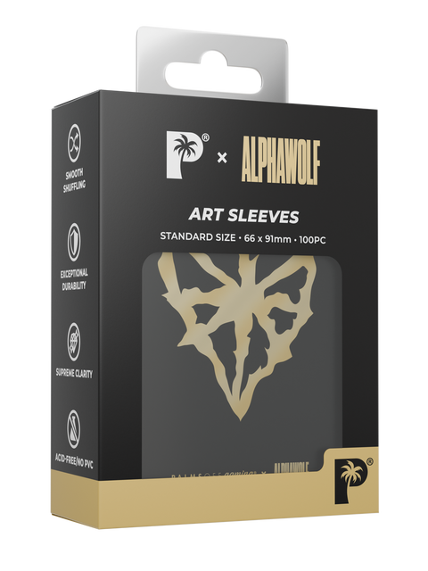 Palms Off Gaming - Limited Edition Standard-Size Art Sleeves: POG X Alpha Wolf