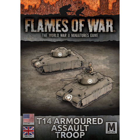 Flames of War - British: T-14 Armoured Assault Troop (Mid-War)