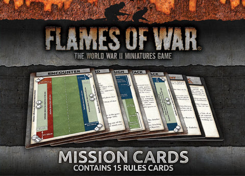 Flames of War - Mission Cards