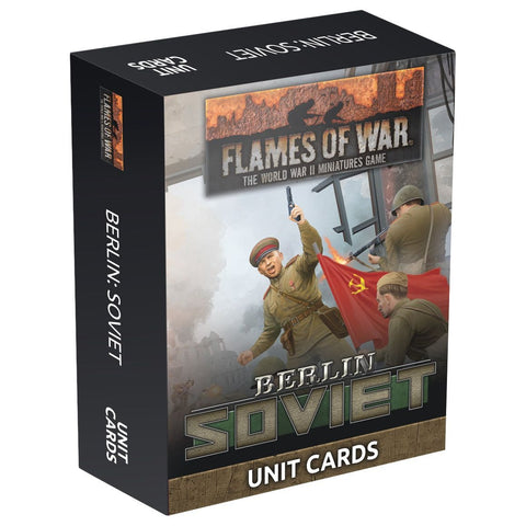 Flames of War - Berlin: Soviet Unit Cards