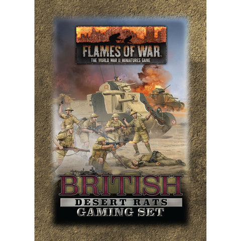 Flames of War - British: Desert Rats Gaming Set