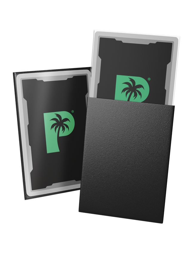 Palms Off Gaming - Blackout Matte Deck Sleeves: Standard Size - Black ...