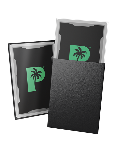 Palms Off Gaming - Blackout Matte Deck Sleeves: Standard Size - Black