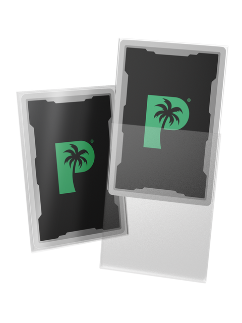 Palms Off Gaming - Blackout Matte Deck Sleeves: Standard Size - Clear