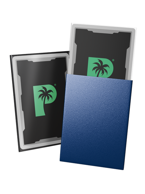 Palms Off Gaming - Blackout Matte Deck Sleeves: Standard Size - Navy