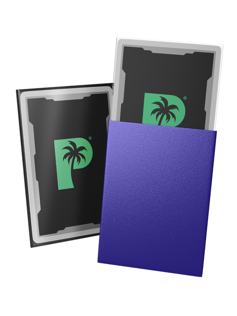 Palms Off Gaming - Blackout Matte Deck Sleeves: Standard Size - Purple