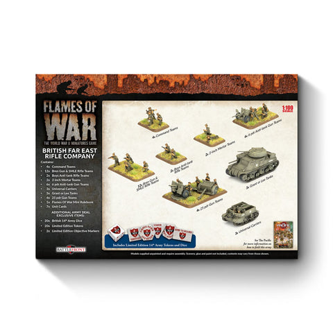 Flames of War - British: British Far East Rifle Company (Mid War)