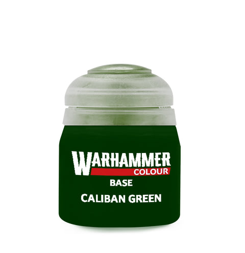 Warhammer Colour - Base: Caliban Green (21-12)