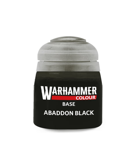 Warhammer Colour - Base: Abaddon Black (21-25)