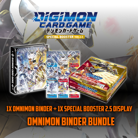 Digimon TCG - Special Booster 2.5 + Omnimon Binder Bundle