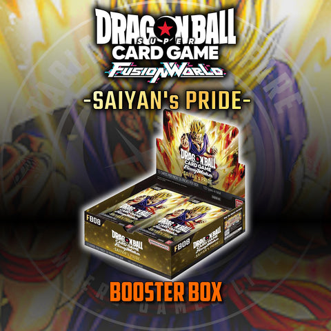 DBS Fusion World [FB08] Saiyan's Pride Booster Display